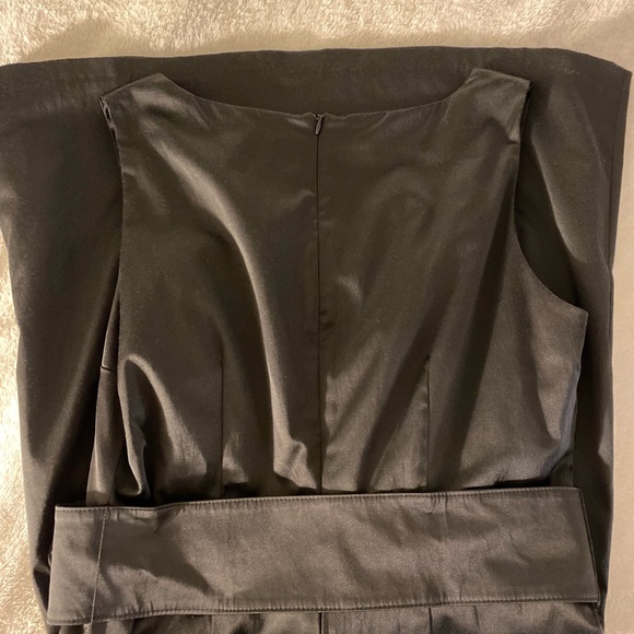 🔥 H&M Elegant Black Belted Dress. Size 16. - Picture 6 of 7
